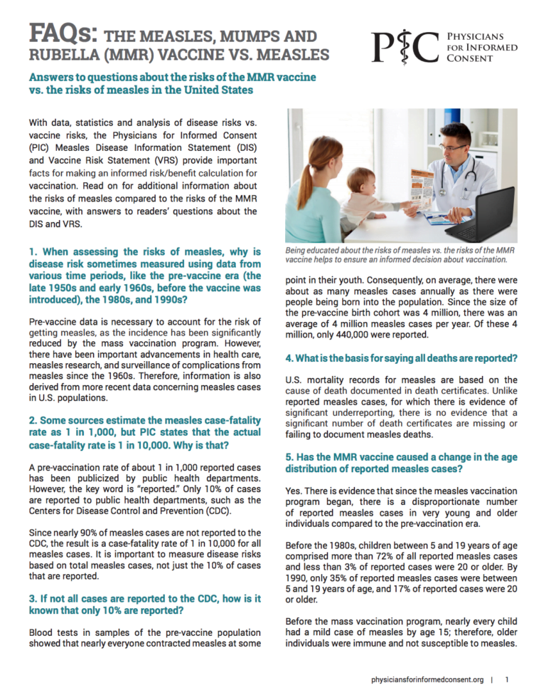 CDC VACCINE INFORMATION SHEET MMR visual data 8