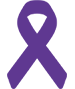 Purple Ribbon Icon